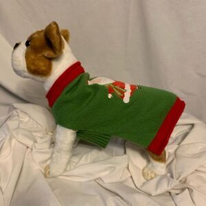 Doggie Santa Christmas Sweater Sz S